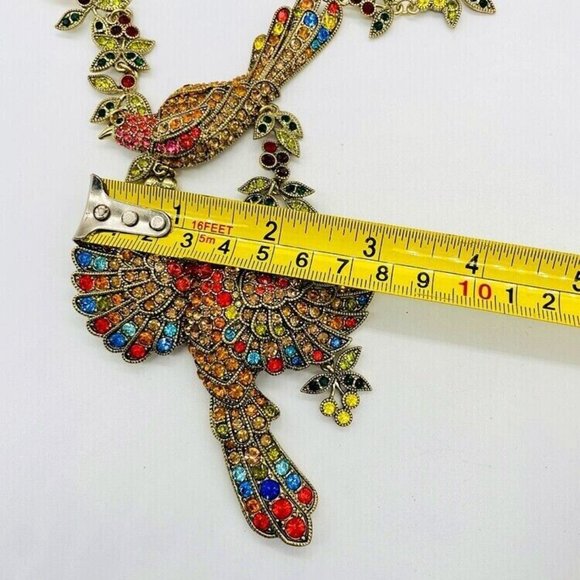 Heidi Daus "Mary's Magic" Mary Poppins Returns Crystal Necklace Matching Earring - Picture 6 of 11